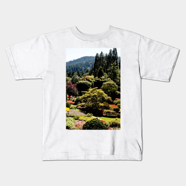 Stunning Gardens Kids T-Shirt by Memories4you